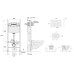 Унитаз с инсталляцией Valsir Winner S KIT VSCR 7334 Slim P4