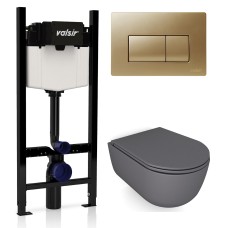 Унитаз с инсталляцией Valsir Winner S KIT VSMG 7334GM Slim P1
