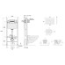 Унитаз с инсталляцией Valsir Winner S KIT VSMG 7334GM Slim P1
