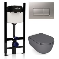 Унитаз с инсталляцией Valsir Winner S KIT VSCrM 7334GM Slim P1