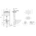Унитаз с инсталляцией Valsir Winner S KIT VSCR 7317GM Slim P1