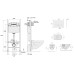 Унитаз с инсталляцией Valsir Winner S KIT VSCR 7317GM Slim P3