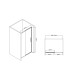 Душевая дверь Vincea Slim-U 200х110 VDS-2SU110CL
