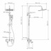 Душевая стойка WasserKRAFT A27701 матовая
