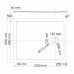 Душевой поддон WasserKRAFT Rhin 100х120 44T10