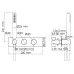 Смеситель для душа WasserKRAFT Elbe 7488 Thermo