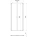 Душевая дверь Тритон Дабл 185х90 Щ0000036861