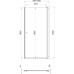 Душевая дверь Тритон Уно 185х80 Щ0000036857