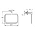 Полотенцедержатель Vitra Minimax S A44783