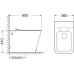 Приставной унитаз SantiLine SL-5033