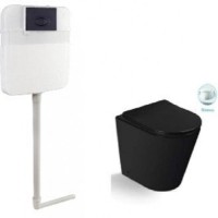 Приставной унитаз SantiLine SL-5020MB + SL-05