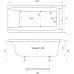 Акриловая ванна Тритон Джена 160х70 на каркасе