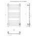 Электрический полотенцесушитель Тругор Пэксп21кв/8050белыйВГП