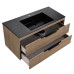 Тумба под раковину Vincea Chiara 2D 100 VMC-2C2100NO N.Oak