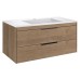 Тумба под раковину Vincea Chiara 2D 100 VMC-2C2100NO N.Oak