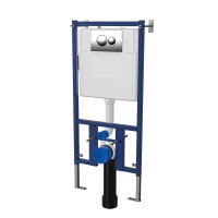 Инсталляция для унитаза Vincea VIS-450 с кнопкой VFP-731CH хром