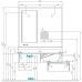 Тумба с раковиной Акватон Сакура 120 1A2197K1SKW80
