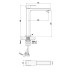 Смеситель для раковины Vincea Cube VBF-1C02GM