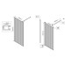 Душевая перегородка Vincea Walk-In 200х100 VSW-1HP100FLBG