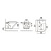 Подвесной унитаз Weltwasser Hofbach 041 GL-WT