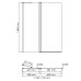 Шторка для ванны WasserKraft Salm 27P 140х110 27P02-110