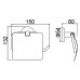 Держатель для туалетной бумаги Timo Saona 13042/03