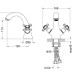 Смеситель для раковины Timo Nelson 1911/03F