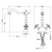 Смеситель для раковины Timo Nelson 0143/03F