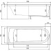 Акриловая ванна Timo Mika 150х70