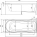 Акриловая ванна Timo Kata 170х70