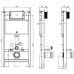 Инсталляция для унитаза Timo TWC-01 с кнопкой FP-003MB черный матовый