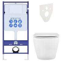 Унитаз с инсталляцией Акватек Set AQUATEK ЕВРОПА-KKI2