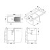 Кухонная мойка Alveus Basic 60 Lei-60 86x43,5