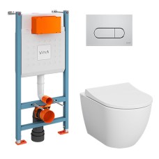 Унитаз с инсталляцией Vitra Mia Round 9873B003-7201