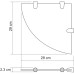 Полка WasserKRAFT K-533WHITE
