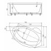 Акриловая ванна Акватек 170х100 AYK170-0000085
