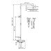 Душевая стойка WasserKRAFT A114.162.130.CB Thermo