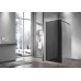 Душевая перегородка Vincea Walk-In 110х200 VSW-1H110CGB черный, стекло тонированное