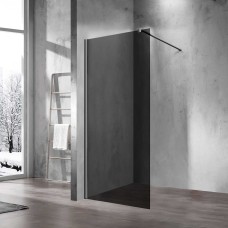 Душевая перегородка Vincea Walk-In 110х200 VSW-1H110CGGM вороненая сталь, стекло тонированное