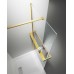 Душевая перегородка Vincea Walk-In HR 90х200 VSW-4HR900CLG брашированное золото, стекло прозрачное