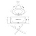 Акриловая ванна Тритон Грация 140х140 Щ0000048443 на каркасе