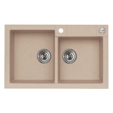 Кухонная мойка Alveus Rock 90 Granital Beige-G55 78x48