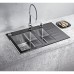 Кухонная мойка Alveus Crystalix 20 черное 86x54 левая