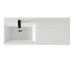 Тумба с раковиной Creto Cafor White 120 19-W120L левая