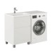 Тумба с раковиной Creto Cafor White 120 19-W120L левая