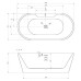 Акриловая ванна Abber AB9299-1.6 160х80