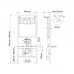 Унитаз с инсталляцией Berges Novum525 043217